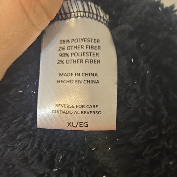 Women's Black Fleece Jacket - Picture 7 of 8